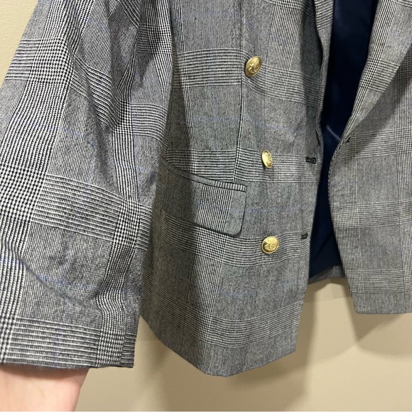 J.Crew Brynn blazer in plaid English wool blend Size 4 - Picture 5 of 11